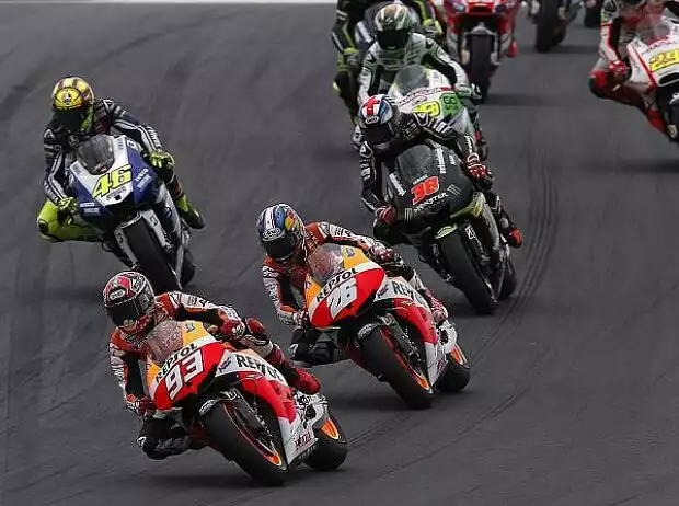 Titel-Bild zur News: Daniel Pedrosa, Marc Marquez