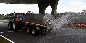 Planänderung in Jerez: Regentest schon heute