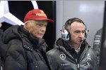 Niki Lauda und Paddy Lowe (Mercedes)