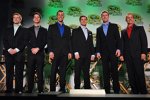 Die Roush-Piloten aus Nationwide-Serie und Sprint-Cup: Chris Buescher, Ryan Reed, Trevor Bayne, Ricky Stenhouse Jun., Carl Edwards und Greg Biffle 