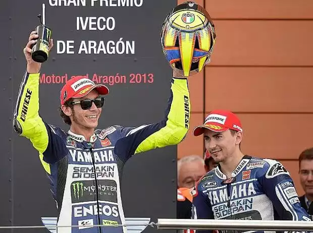 Titel-Bild zur News: Jorge Lorenzo, Valentino Rossi