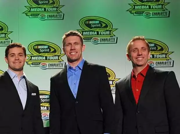 Carl Edwards, Greg Biffle, Ricky Stenhouse Jun. Titel-Bild zur News: Carl Edwards, Greg Biffle, Ricky Stenhouse Jun.