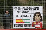 Alonso-Fans haben ein Plakat gestaltet