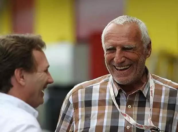 Christian Horner, Dietrich Mateschitz Titel-Bild zur News: Christian Horner, Dietrich Mateschitz