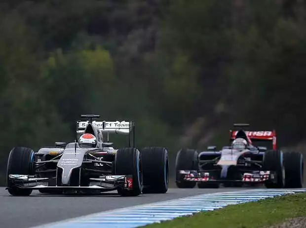 Adrian Sutil, Daniil Kwjat Titel-Bild zur News: Adrian Sutil, Daniil Kwjat