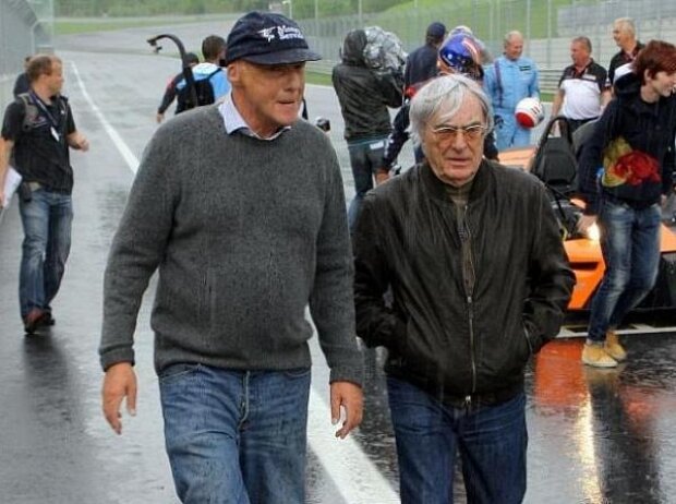 Niki Lauda, Bernie Ecclestone Niki Lauda, Bernie Ecclestone