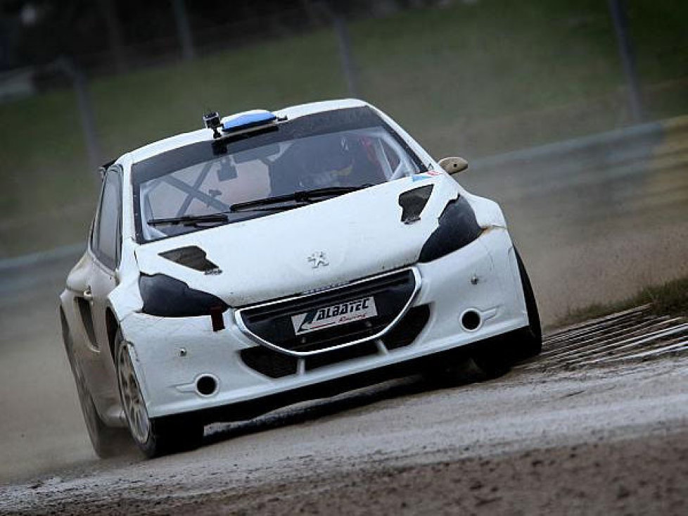 Jacques Villeneuve Peugeot 208 Rallyecross