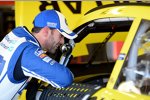 Champion und Vize-Champion im Gespräch: Jimmie Johnson am Auto von Matt Kenseth 