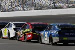 Parker Kligerman (Swan), Clint Bowyer (Waltrip) und Cole Whitt (Swan) 