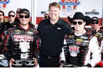 Die erste Startreihe beim 56. Daytona 500: Austin Dillon und Martin Truex Jun.