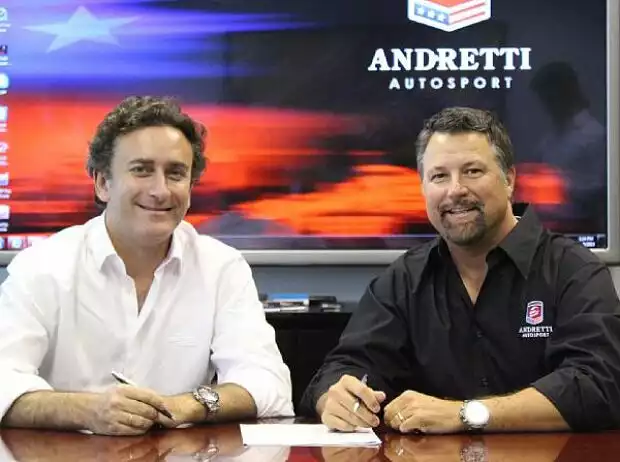 Alejandro Agag, Michael Andretti Titel-Bild zur News: Alejandro Agag, Michael Andretti
