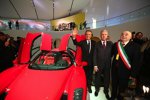 Neben Luca di Montezemolo war auch Piero Ferrari, der Sohn des Firmengründers Enzo Ferrari zugegen