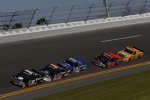 Pack-Racing im Truck-Training: Kyle Busch vor Darrell Wallace, Ryan Blaney, Jeb Burton und John Wes Townley 