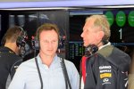 Christian Horner und Helmut Marko (Red Bull) 