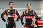 Romain Grosjean (Lotus) und Pastor Maldonado (Lotus) 