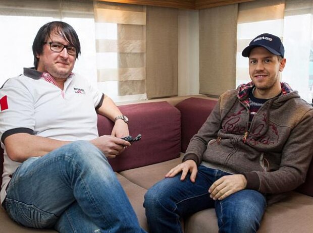 Sebastian Vettel und Christian Nimmervoll