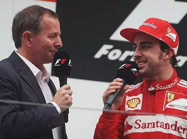 Fernando Alonso, Martin Brundle Titel-Bild zur News: Fernando Alonso, Martin Brundle