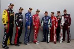 Die Rookies: Michael Annett (Baldwin), Ryan Truex (BK), Parker Kligerman (Swan), Kyle Larson (Ganassi), Cole Whitt (Swan), Justin Allgaier (HScott), Austin Dillon (Childress), Richard Childress und Alex Bowman (BK) 