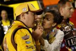 Kyle Busch (Gibbs) mit Samantha Busch