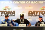 Pressekonferenz mit Parker Kligerman, Rapper 50 Cent und Cole Whitt