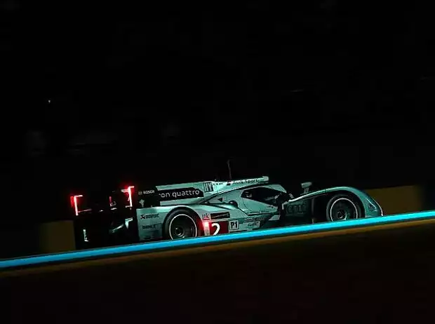 Audi McNish Kristensen Duval Le Mans Titel-Bild zur News: Audi McNish Kristensen Duval Le Mans