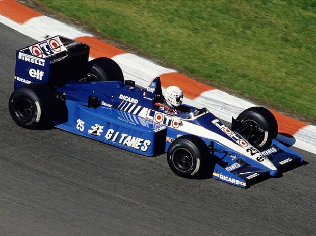 Rene Arnoux in Spa-Francorchamps 1986