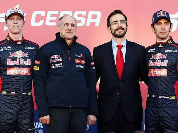 Daniil Kwjat, Franz Tost, Daniel Ricciardo Titel-Bild zur News: Daniil Kwjat, Franz Tost, Daniel Ricciardo
