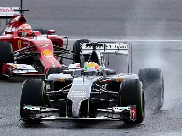Esteban Gutierrez, Kimi Räikkönen Titel-Bild zur News: Esteban Gutierrez, Kimi Räikkönen