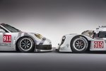 Porsche 911 und Porsche 919 Hybrid im Vergleich