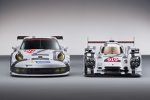Porsche 911 und Porsche 919 Hybrid im Vergleich