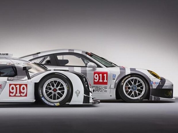 Porsche 9191 Hybrid und 911 RSR Porsche 9191 Hybrid und 911 RSR