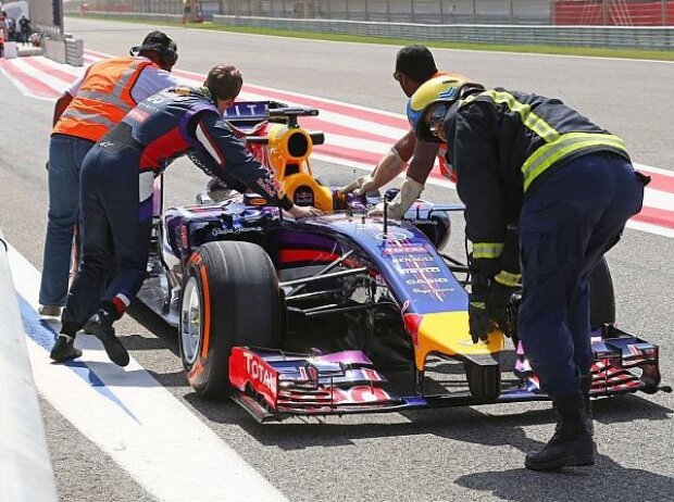 Titel-Bild zur News: Sebastian Vettel, Panne, Defekt