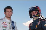 Sebastien Ogier (Volkswagen) und Thierry Neuville (Hyundai) 