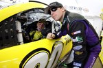 Denny Hamlin im Gespräch mit Gibbs-Teamkollege Matt Kenseth