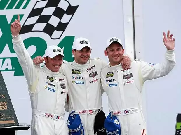 Nick Tandy, Richard Lietz, Patrick Pilet Titel-Bild zur News: Nick Tandy, Richard Lietz, Patrick Pilet