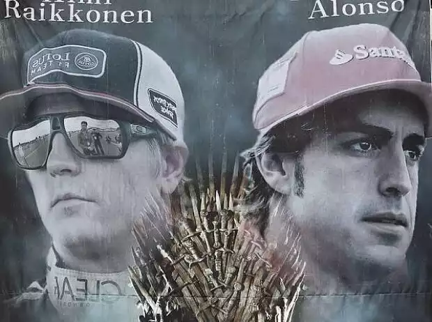 Fernando Alonso, Kimi Räikkönen Titel-Bild zur News: Fernando Alonso, Kimi Räikkönen