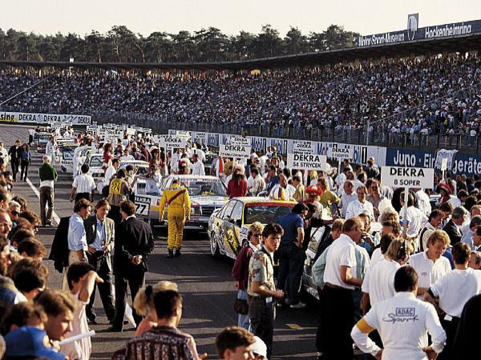 DTM-Startaufstellung in Hockenheim 1990