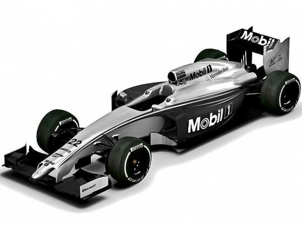 Titel-Bild zur News: McLaren MP4-29 und Mobil 1