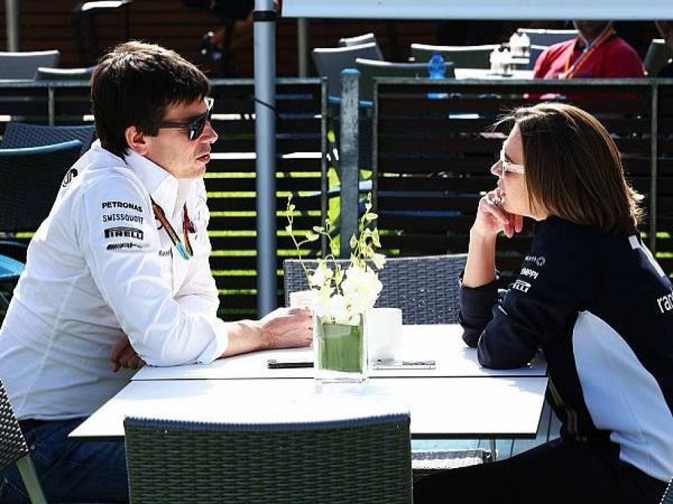 Toto Wolff, Claire Williams