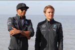 Lewis Hamilton (Mercedes) und Nico Rosberg (Mercedes) 