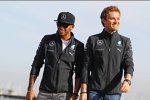 Lewis Hamilton (Mercedes) und Nico Rosberg (Mercedes) 