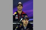 Sebastian Vettel (Red Bull) und Daniel Ricciardo (Red Bull) 