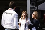 Susie Wolff, Toto Wolff und Claire Williams 