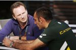 Christian Horner (Red Bull) und Cyril Abiteboul (Caterham) 