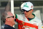 Johnny Herbert und Nico Hülkenberg (Force India) 