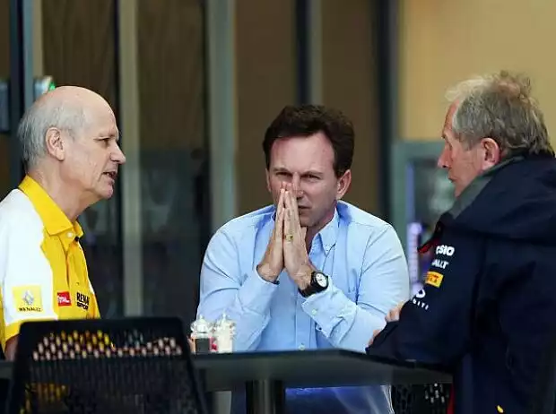 Christian Horner, Helmut Marko Titel-Bild zur News: Christian Horner, Helmut Marko