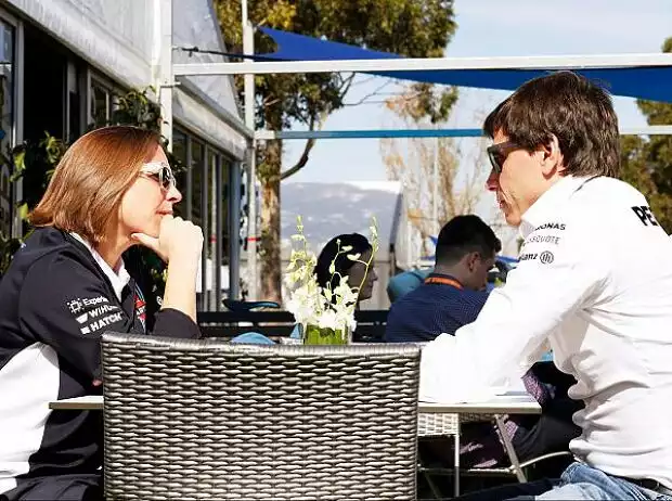 Claire Williams, Toto Wolff Titel-Bild zur News: Claire Williams, Toto Wolff