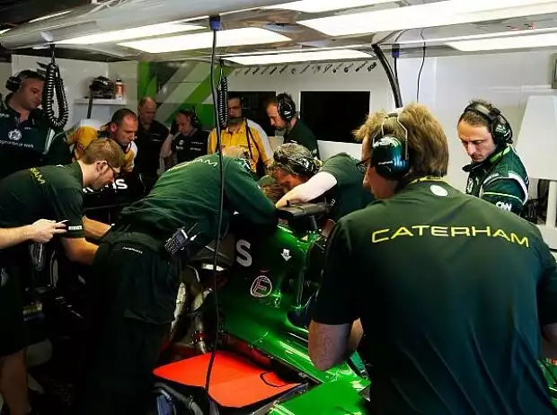 Caterham, Mechaniker Titel-Bild zur News: Caterham, Mechaniker