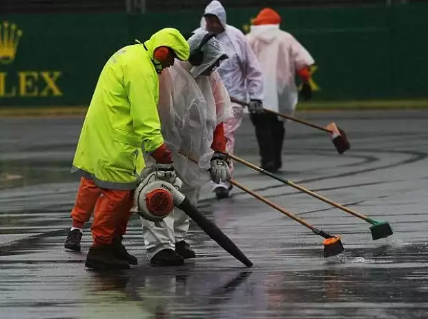 Streckenarbeiter in Melbourne Titel-Bild zur News: Streckenarbeiter in Melbourne