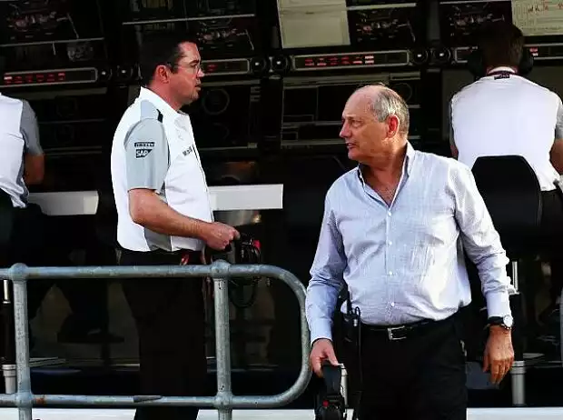 Titel-Bild zur News: Eric Boullier, Ron Dennis